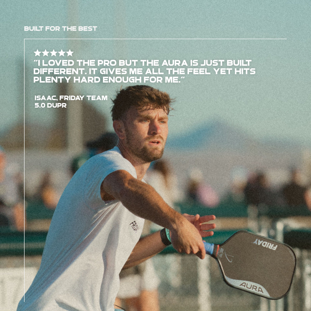 FRIDAY Aura Elongated Pickleball Paddle - Pickleball Sports Special Offer