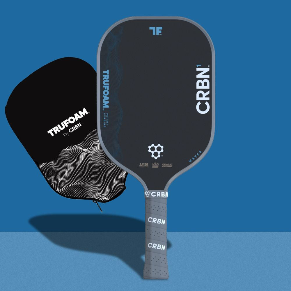 CRBN TruFoam Waves 1 Elongated Pickleball Paddle - Pickleball Sports Essential