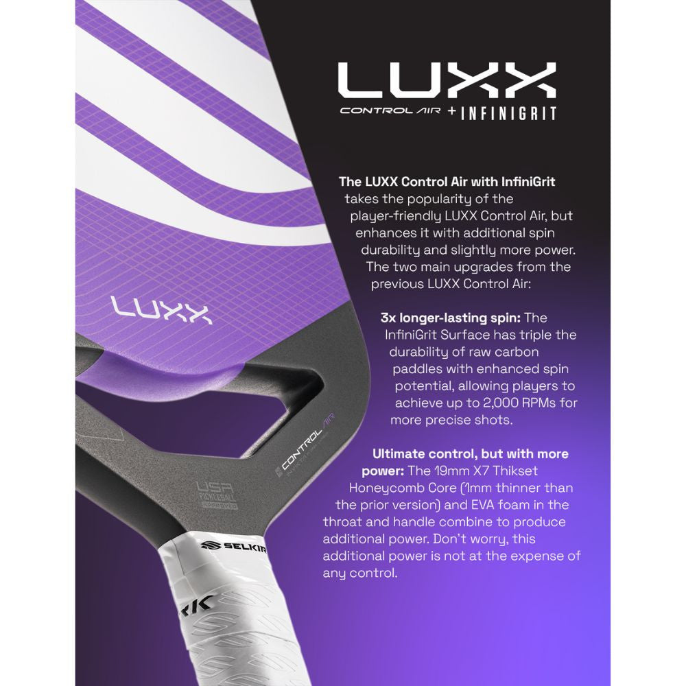 Selkirk LUXX Control Air InfiniGrit Epic Pickleball Paddle - Pickleball Sports Featured