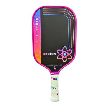 Proton Series Three Pickleball Paddle - Project Flamingo - Pickleball Sports Recommended
