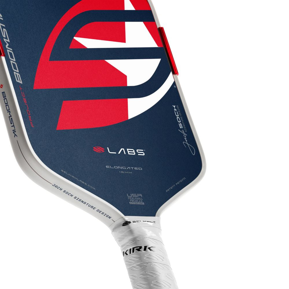 Selkirk Labs Boomstik Elongated Paddle for Power & Spin - Pickleball Sports Trusted