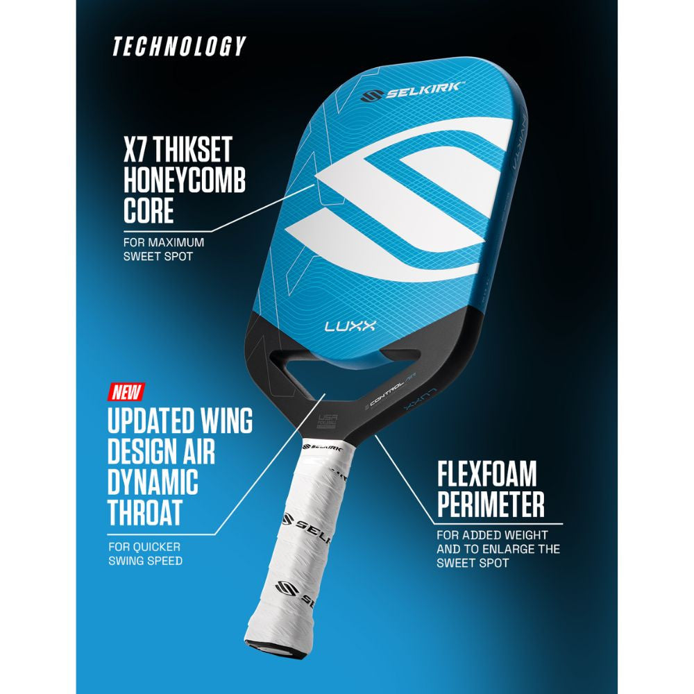 Selkirk LUXX Control Air InfiniGrit Invikta Pickleball Paddle - Pickleball Sports Deals