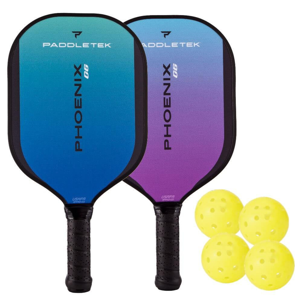 Phoenix G6 Composite Pickleball Paddle Bundle - Pickleball Sports Customer Favorite