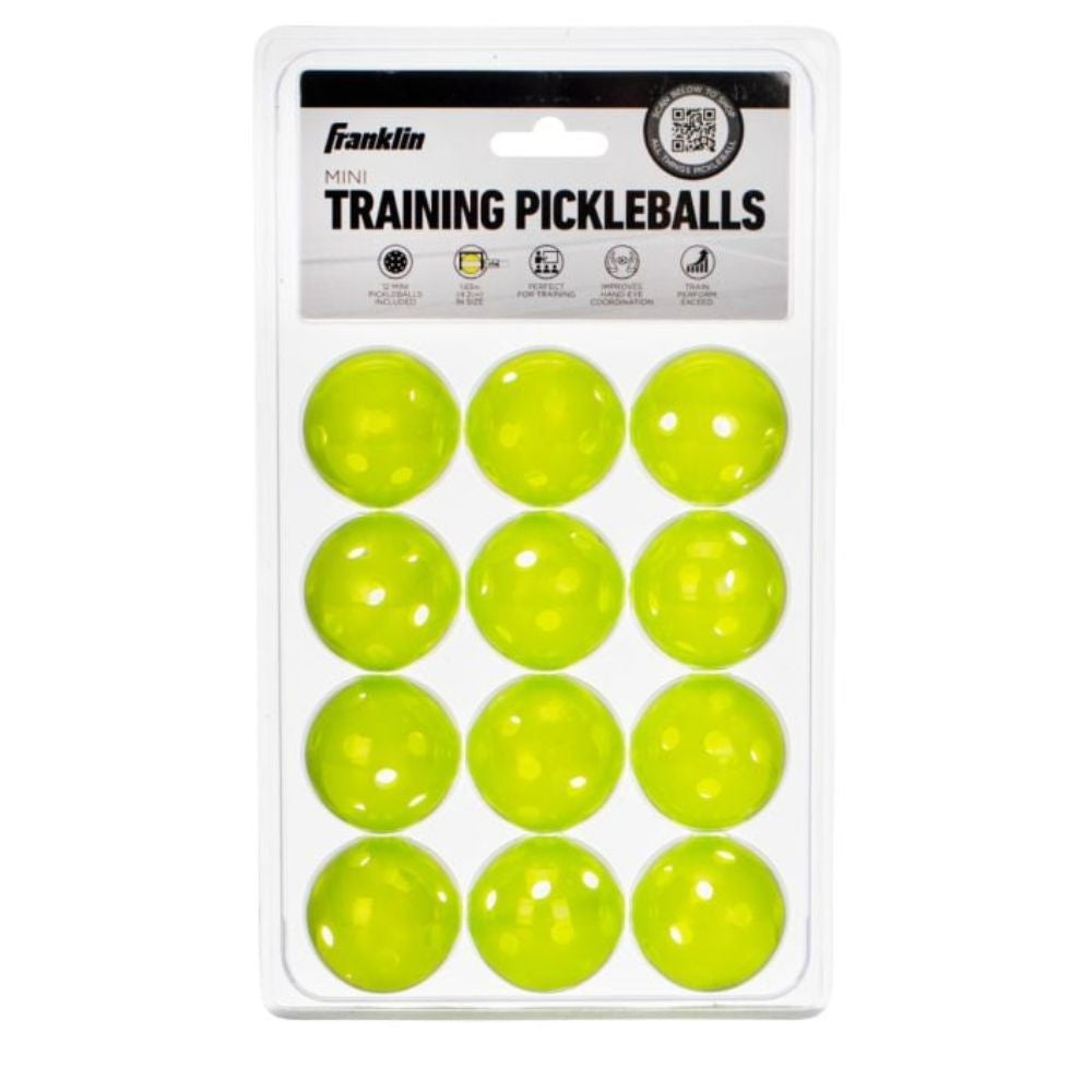 Franklin Sports Mini Training Pickleballs - Pickleball Sports Essential