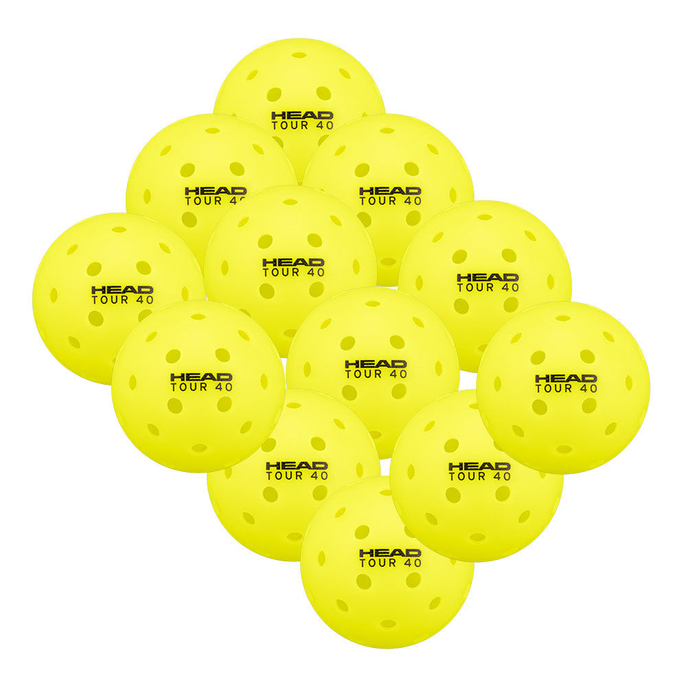HEAD Tour 40 Outdoor Pickleball - Pickleball Sports Smart Buy