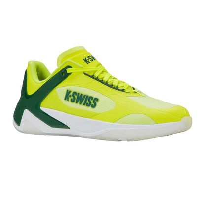 K-Swiss K-Frame Pickleball Shoe - Neon Lime/Eden/White - Pickleball Sports Quality