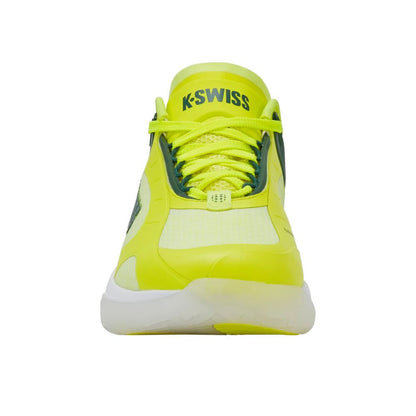 K-Swiss K-Frame Pickleball Shoe - Neon Lime/Eden/White - Pickleball Sports Quality
