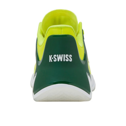 K-Swiss K-Frame Pickleball Shoe - Neon Lime/Eden/White - Pickleball Sports Quality