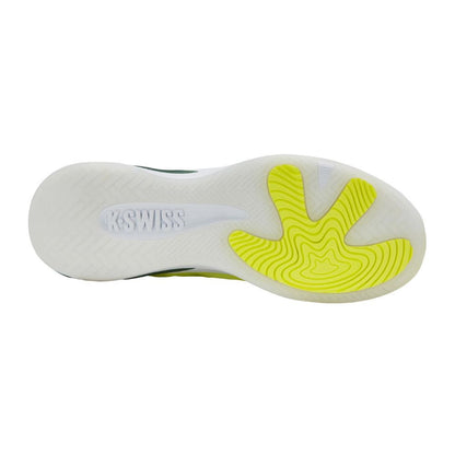 K-Swiss K-Frame Pickleball Shoe - Neon Lime/Eden/White - Pickleball Sports Quality