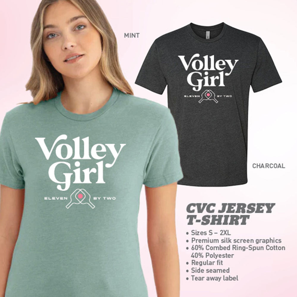 ZER002 Volley Girl T-Shirt - Unisex - Pickleball Sports Best Price