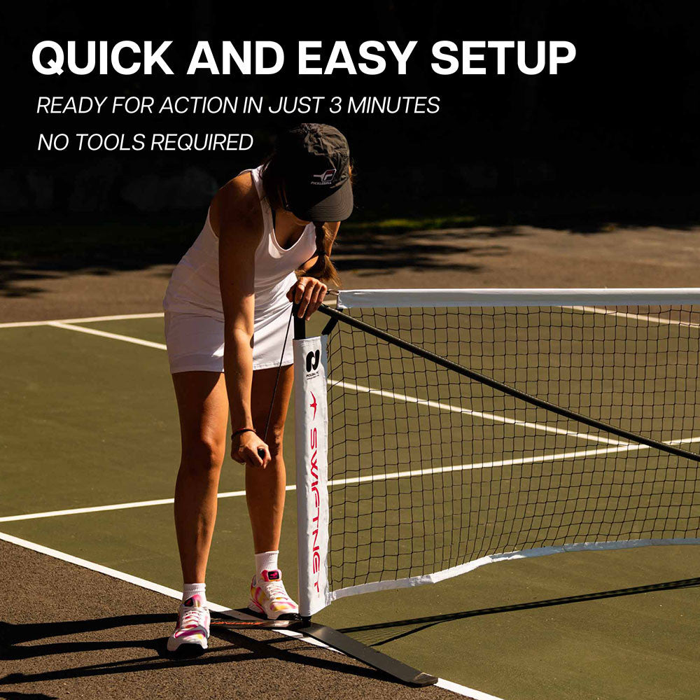 SwiftNet 2.1 Portable Pickleball Net - Pickleball Sports Latest
