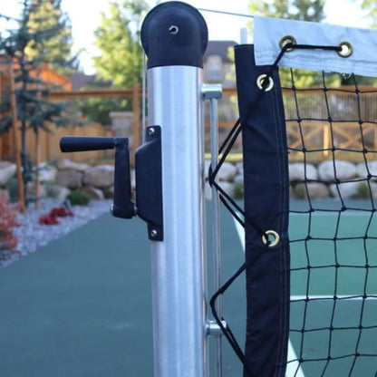 Dominator Permanent Pickleball Net Post System - Pickleball Sports Quality