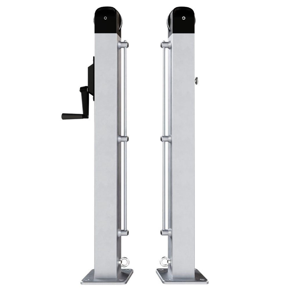 Dominator Permanent Pickleball Net Post System - Pickleball Sports Quality
