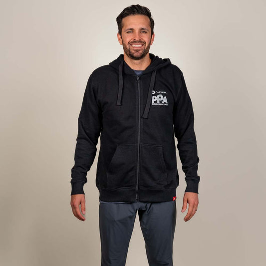 PPa Buxton Fleece Zip Hoodie - Unisex - Pickleball Sports Deals
