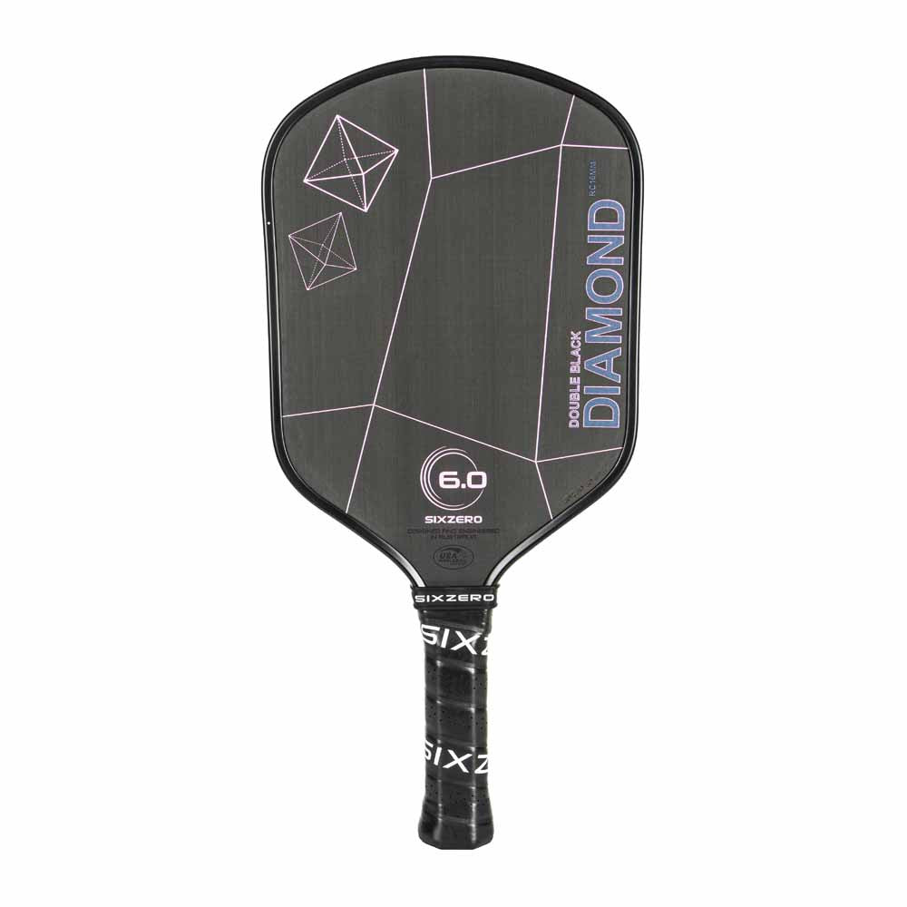 Six Zero Double Black Diamond Control 16mm Paddle - Pickleball Sports Customer Favorite
