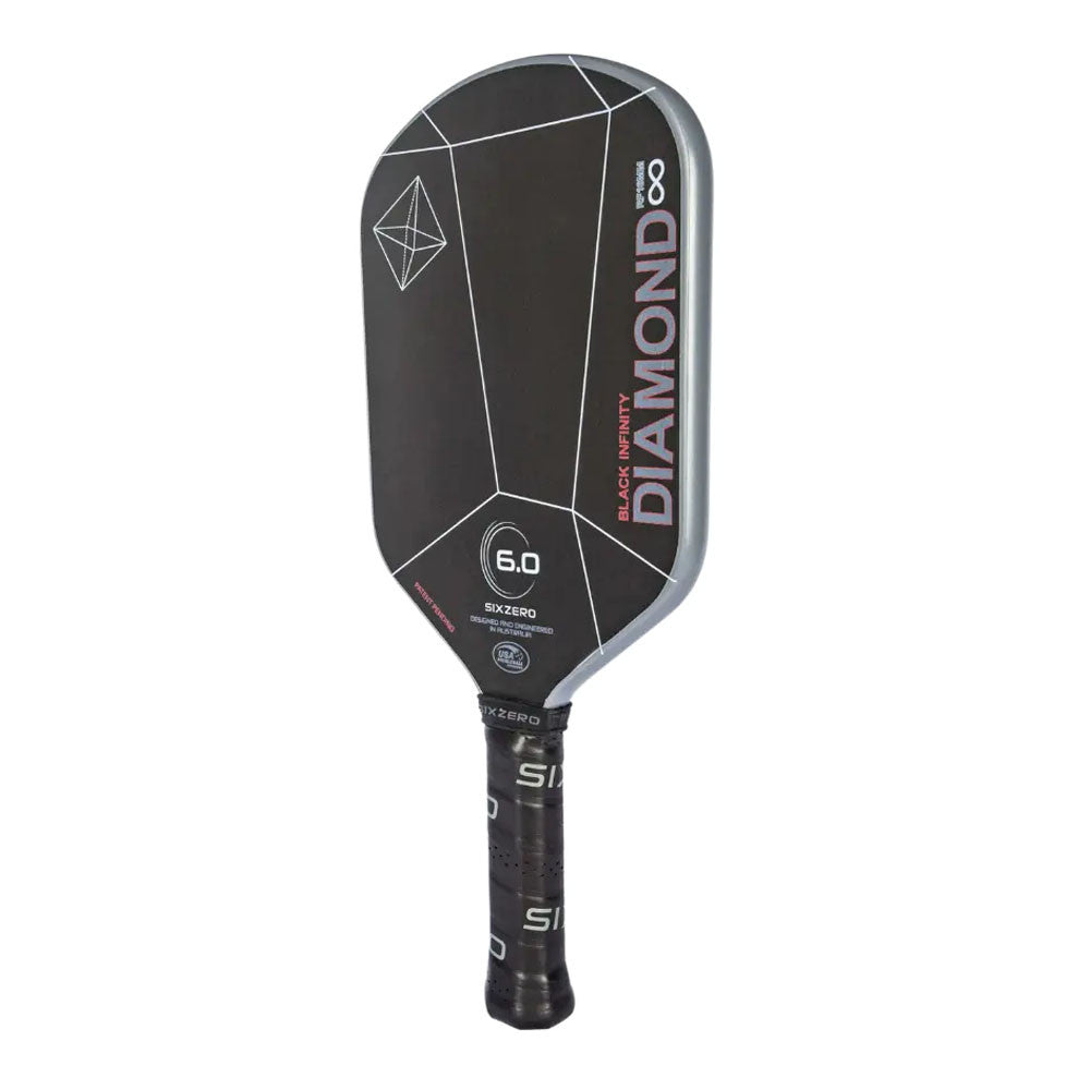 Six Zero Infinity Edgeless Black Diamond Power Pickleball Paddle - Pickleball Sports Signature