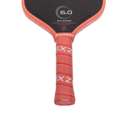 Six Zero Coral 16mm Elongated Pickleball Paddle - Pickleball Sports Trusted