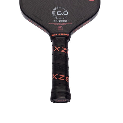 Six Zero Coral 16mm Elongated Pickleball Paddle - Pickleball Sports Trusted