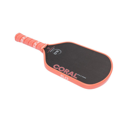 Six Zero Coral 16mm Elongated Pickleball Paddle - Pickleball Sports Trusted