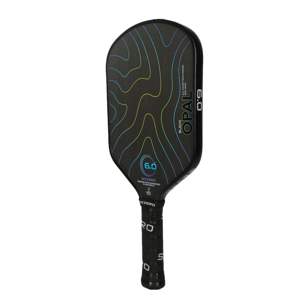 Six Zero Black Opal Pickleball Paddle - Pickleball Sports Discount