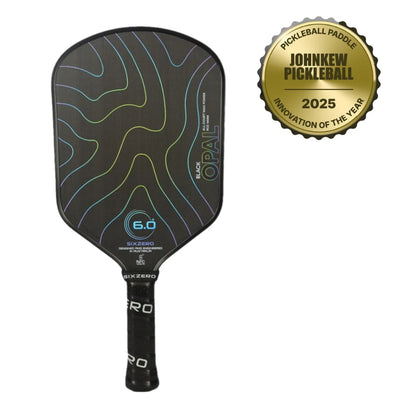 Six Zero Black Opal Pickleball Paddle - Pickleball Sports Discount