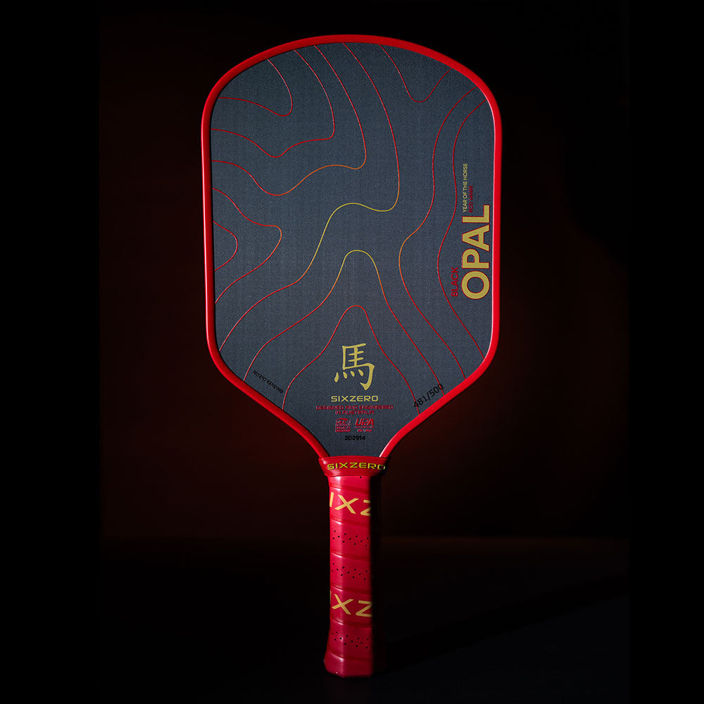 Six Zero Black Opal Pickleball Paddle - Pickleball Sports Discount