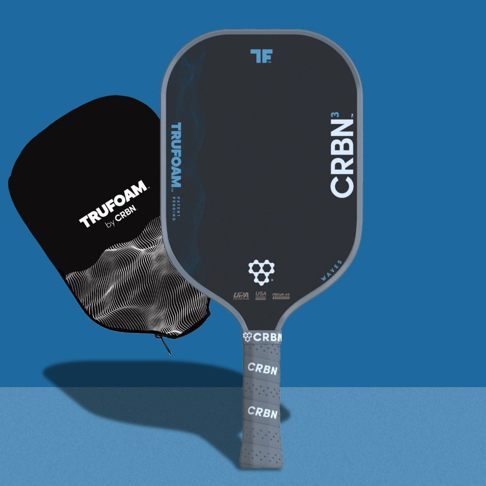 CRBN TruFoam Waves 3 Elongated Pickleball Paddle - Pickleball Sports Recommended
