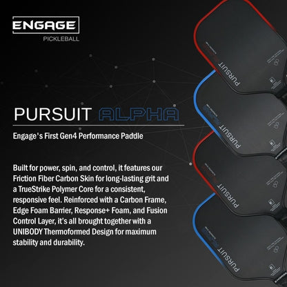 Engage Pursuit Alpha 16mm Pickleball Paddle - Pickleball Sports Everyday