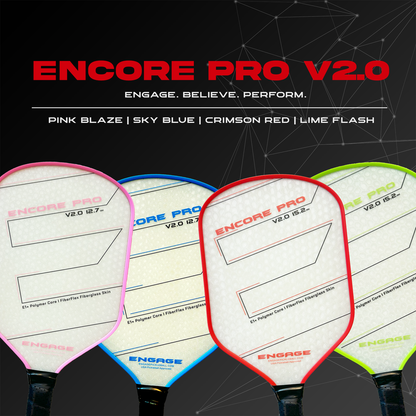 Engage Encore Pro V2.0 12.7mm Pickleball Paddle - Pickleball Sports Special Offer