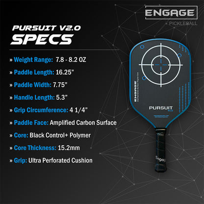 Engage Pursuit V2.0 Pickleball Paddle - Pickleball Sports Special Offer