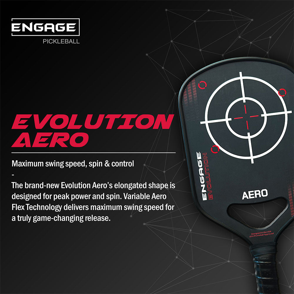 Engage Evolution Aero Pickleball Paddle - Pickleball Sports Essential