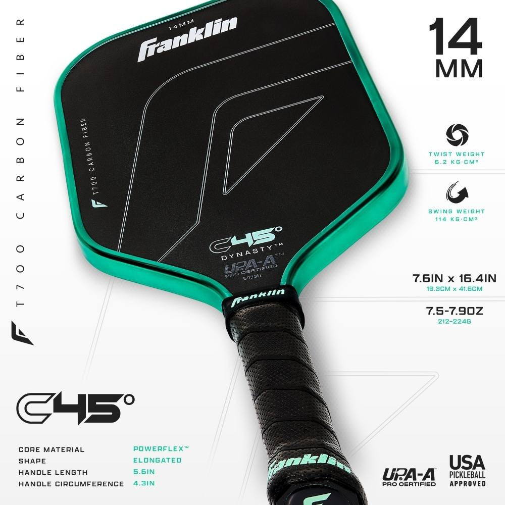 Franklin C45 Dynasty 14mm Pickleball Paddle - Pickleball Sports Special Offer