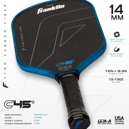 Franklin C45 Hybrid 14mm Pickleball Paddle - Pickleball Sports Best Price
