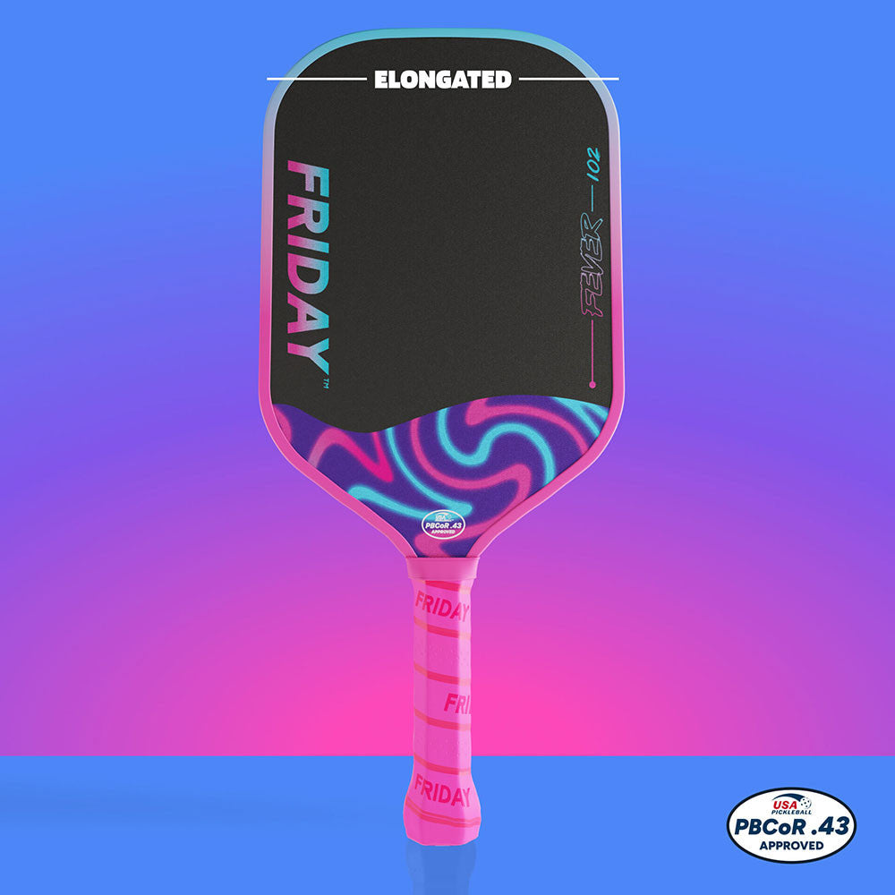 FRIDAY Fever 102 Elongated Pickleball Paddle - Pickleball Sports Best Price
