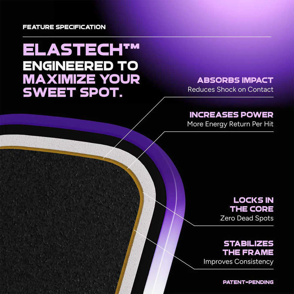 FRIDAY Aura Hybrid Pickleball Paddle - Pickleball Sports Quality
