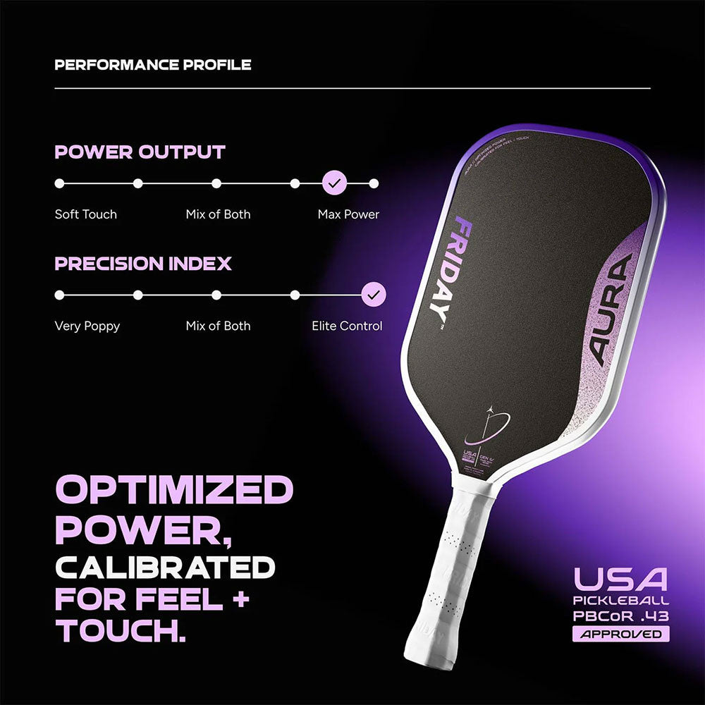 FRIDAY Aura Widebody Pickleball Paddle - Pickleball Sports Classic