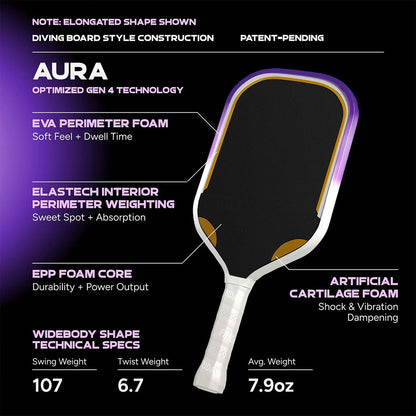 FRIDAY Aura Widebody Pickleball Paddle - Pickleball Sports Classic