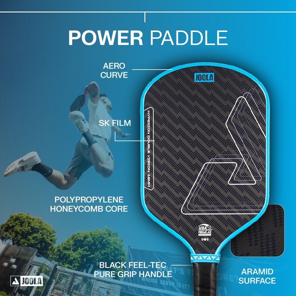 JOOLA Hyperion Double Vision 16mm Pickleball Paddle - Pickleball Sports Customer Favorite