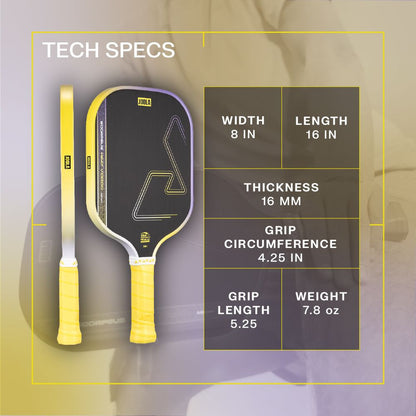 JOOLA Scorpeus Heat Vision 16mm Pickleball Paddle - Pickleball Sports Best Seller