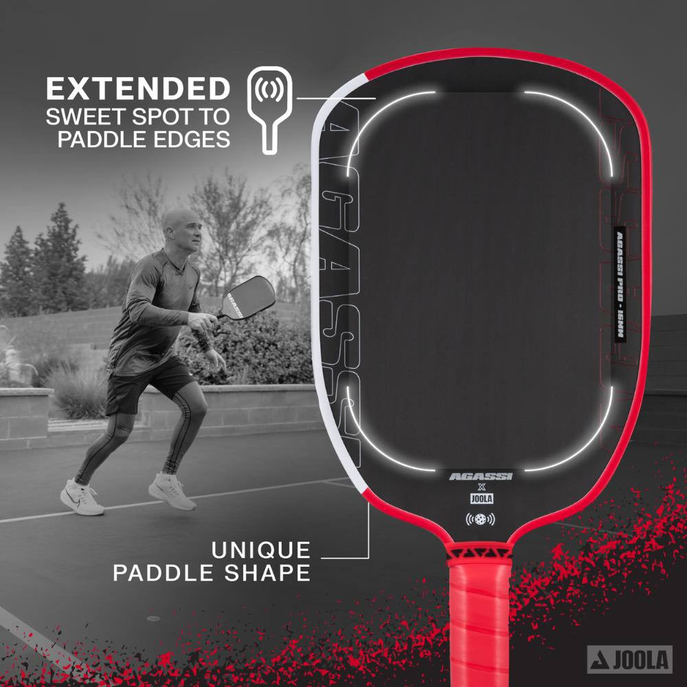 JOOLA Andre Agassi Pro 16mm Pickleball Paddle - Pickleball Sports Special Offer