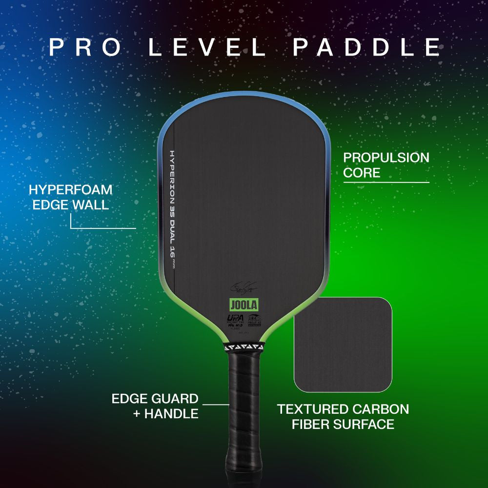 JOOLA Hyperion Pro 3S Dual 16mm Pickleball Paddle - Pickleball Sports Smart Buy