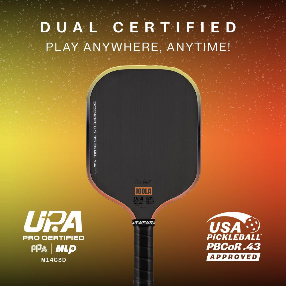 JOOLA Scorpeus Pro 3S Dual 14mm Pickleball Paddle - Pickleball Sports Quality