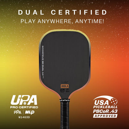 JOOLA Scorpeus Pro 3S Dual 14mm Pickleball Paddle - Pickleball Sports Quality