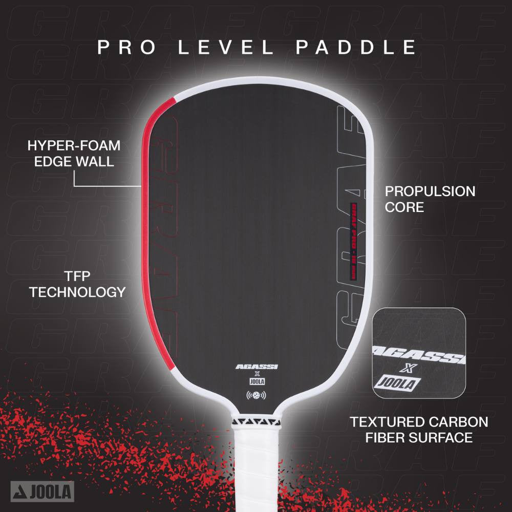 JOOLA Steffi Graf Pro 16mm Pickleball Paddle - Pickleball Sports Premium