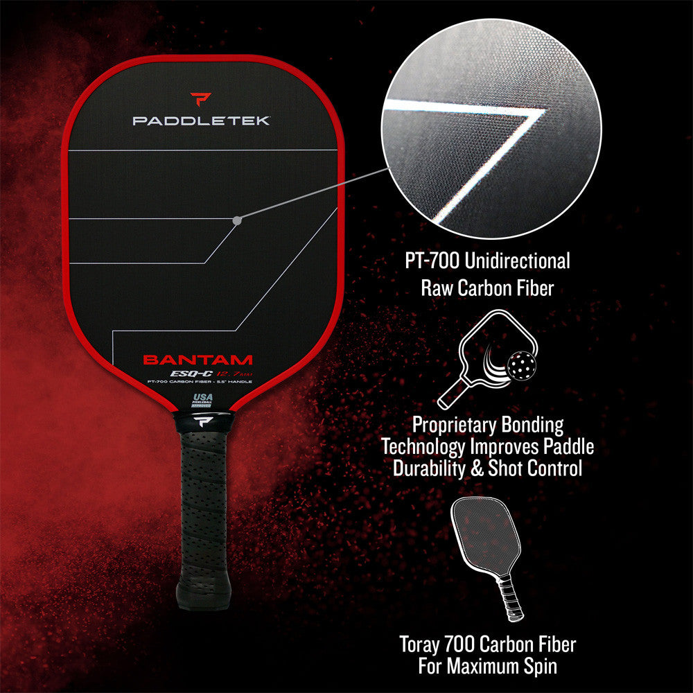 Paddletek Bantam ESQ-C 12.7mm Pickleball Paddle - Pickleball Sports Deals
