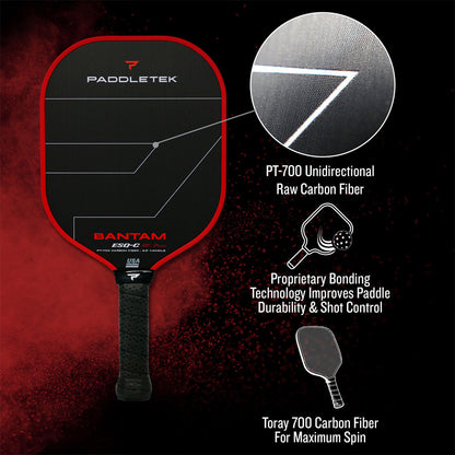 Paddletek Bantam ESQ-C 12.7mm Pickleball Paddle - Pickleball Sports Deals