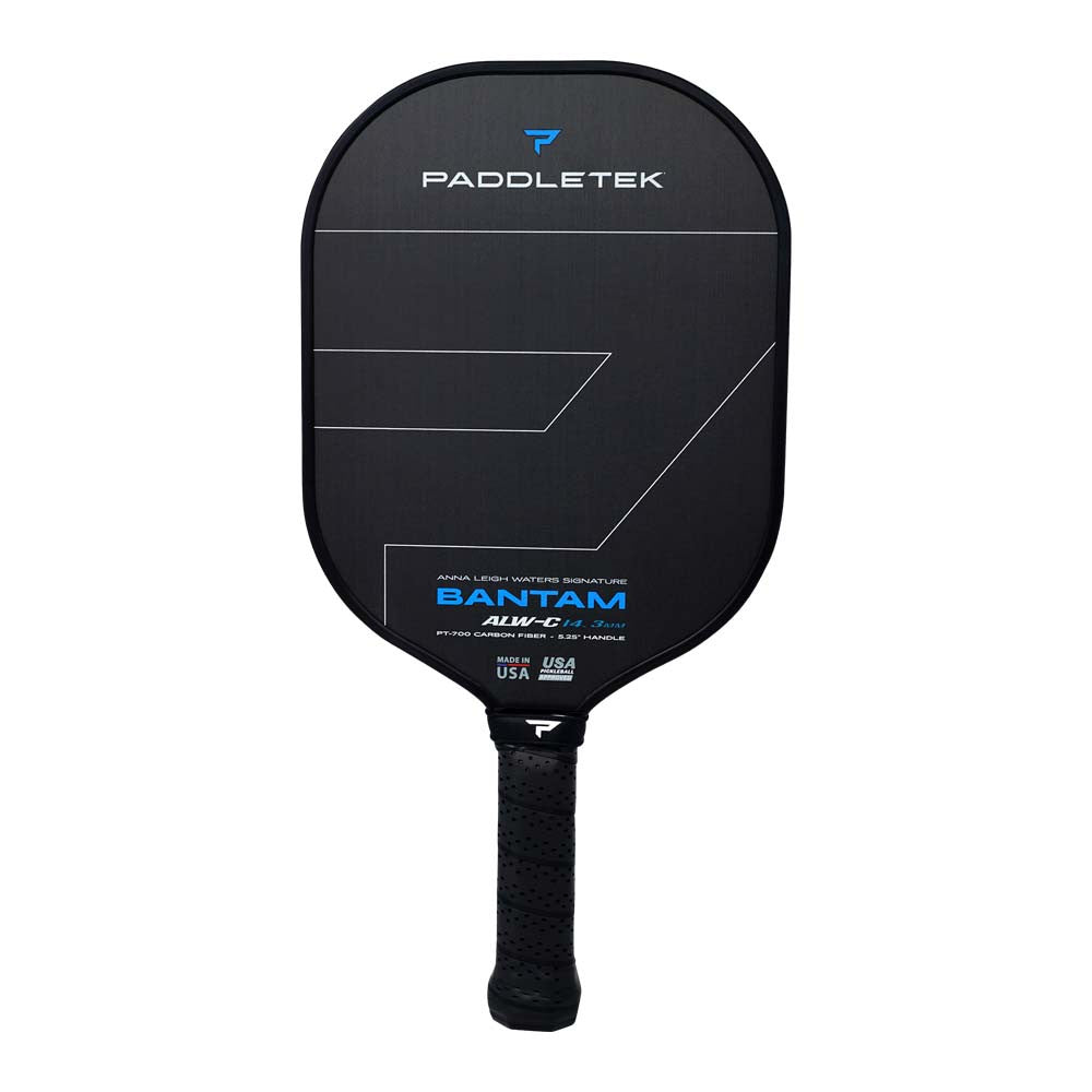 Paddletek Bantam ALW-C Anna Leigh Waters Carbon 14.3mm Paddle - Pickleball Sports Recommended