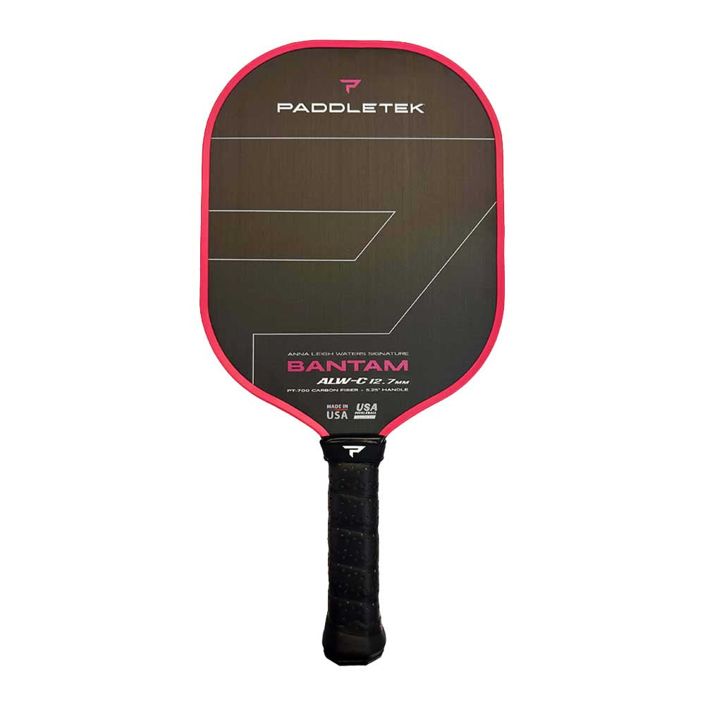 Paddletek Bantam ALW-C Anna Leigh Waters Carbon 14.3mm Paddle - Pickleball Sports Recommended