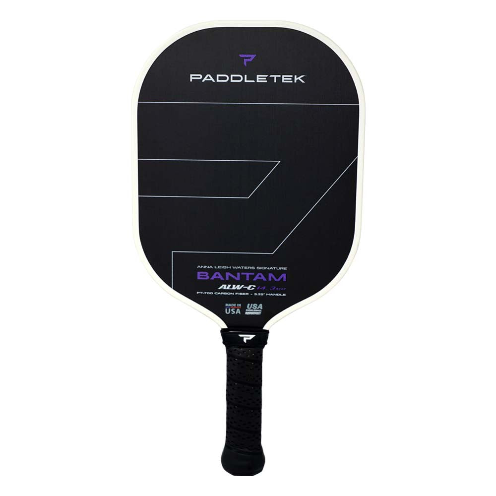 Paddletek Bantam ALW-C Anna Leigh Waters Carbon 14.3mm Paddle - Pickleball Sports Recommended