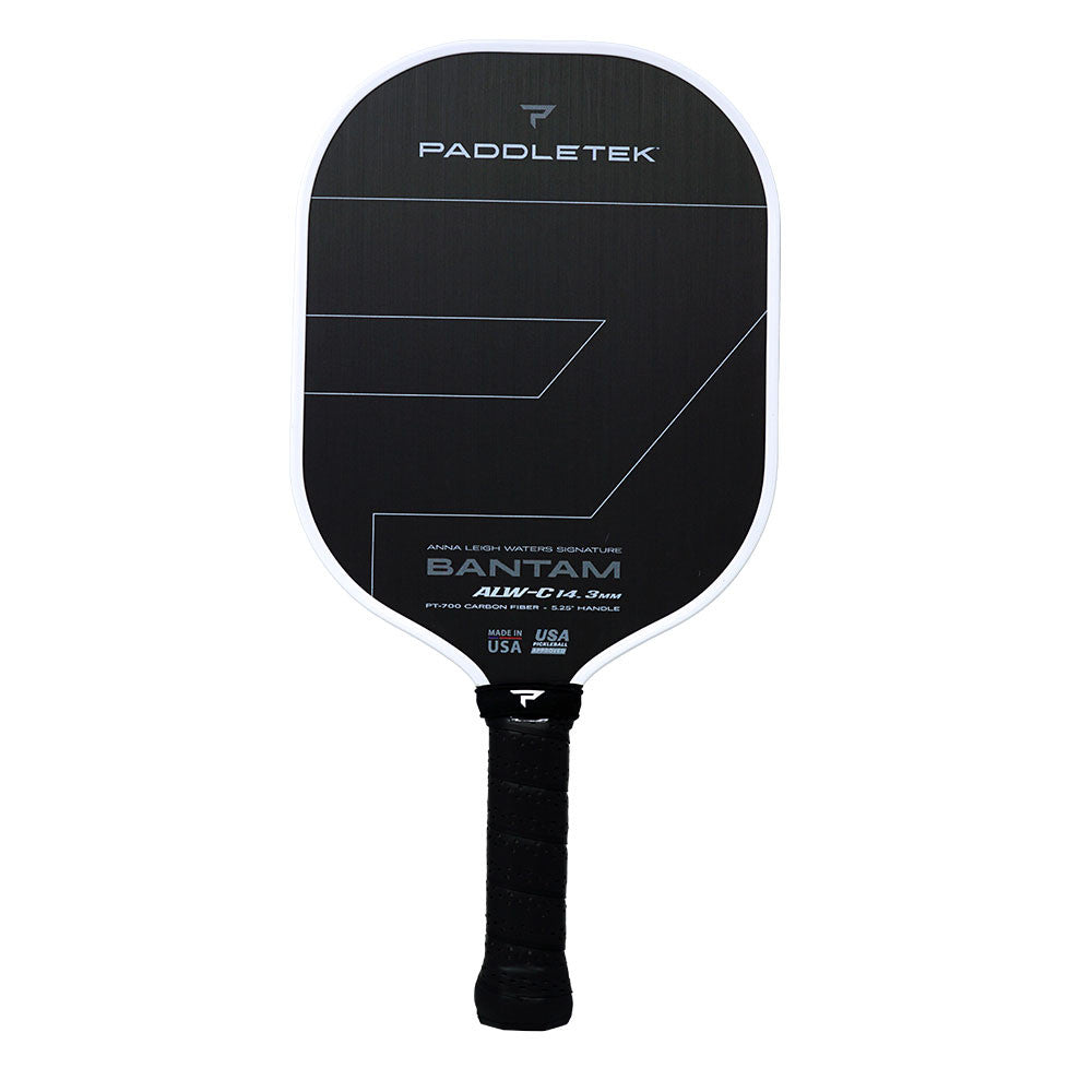 Paddletek Bantam ALW-C Anna Leigh Waters Carbon 14.3mm Paddle - Pickleball Sports Recommended
